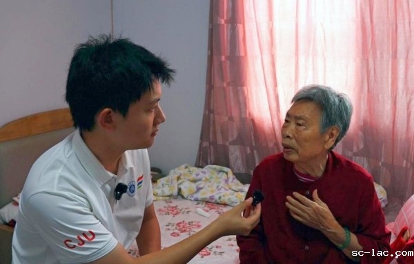 采访现场。王梓宇摄